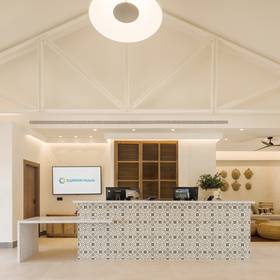 Ricezione Hotel ILUNION Menorca Cala Galdana Ricezione Hotel ILUNION Menorca Cala Galdana