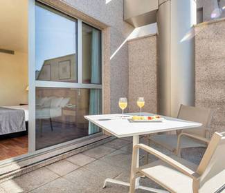 Camera doppia king size con terrazza Hotel ILUNION Alcalá Norte Madrid