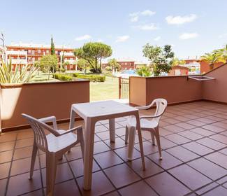 Appartamento 2 camere e accesso giardino Aparthotel ILUNION Sancti Petri Cádiz Appartamento 2 camere e accesso giardino Aparthotel ILUNION Sancti Petri Cádiz
